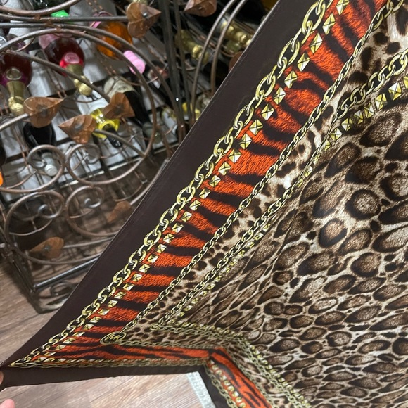 MICHAEL Michael Kors Brown and Orange Midi Dress Size S/M - Picture 8 of 13